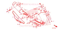 SILENCIEUX D'ECHAPPEMENT pour Honda CB 500 X de 2021