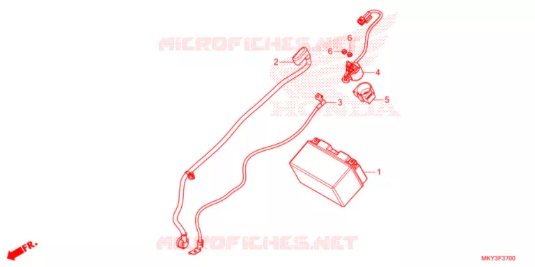 BATTERIE Honda MOTO 650 CB 2021  CB650RAM