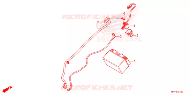 BATTERIE Honda MOTO 650 CB 2021  CB650RAM