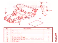 OUVERTURE TOP CASE (SMART) pour Honda X ADV 750 de 2021