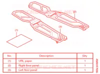 REPOSE PIED pour Honda X ADV 750 de 2021