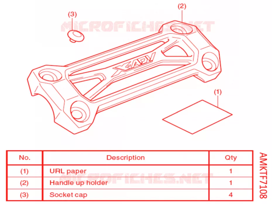 PONTET GUIDON Honda MOTO 750 ADV 2021  ADV750M
