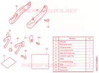 KIT SUPPORT VALISES pour Honda X ADV 750 de 2021