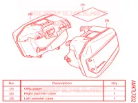 KIT,PANNIER CASE (R26,L33) pour Honda X ADV 750 de 2021