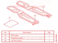 REPOSE PIED pour Honda X ADV 750 de 2021