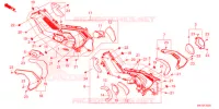 COUVERCLES LATERAUX pour Honda X ADV 750 LOWER de 2021