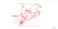 AUTOCOLLANTS pour Honda X ADV 750 LOWER de 2021