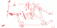 BEQUILLE pour Honda X ADV 750 LOWER de 2021