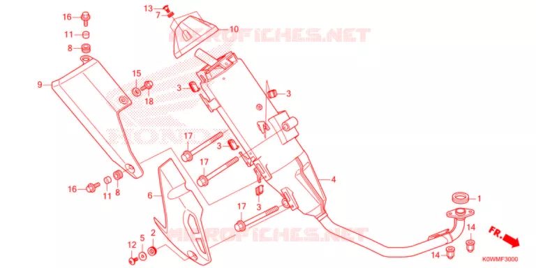 SILENCIEUX D'ECHAPPEMENT Honda SCOOTER 150 ADV 2021  ADV150AM
