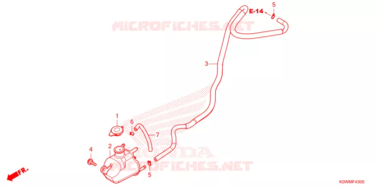 VASE D'EXPANSION Honda SCOOTER 150 ADV 2021  ADV150AM
