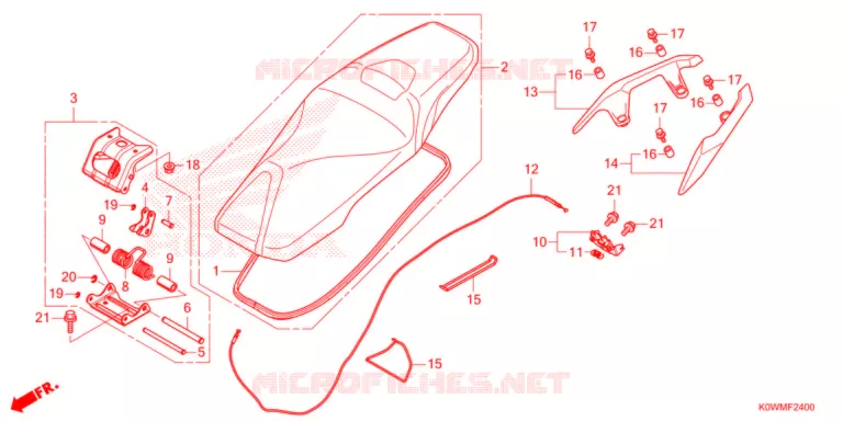 SELLE Honda SCOOTER 150 ADV 2021  ADV150AM