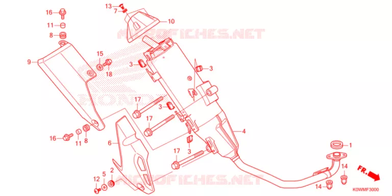 SILENCIEUX D'ECHAPPEMENT Honda SCOOTER 150 ADV 2021  ADV150AM