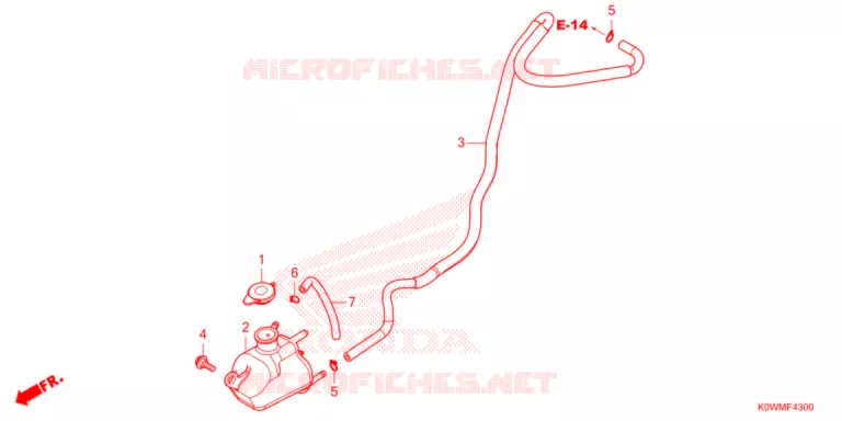 VASE D'EXPANSION Honda SCOOTER 150 ADV 2021  ADV150AM