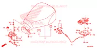 SELLE pour Honda SUPER CUB 125 ABS de 2021