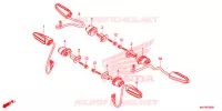 CLIGNOTANT pour Honda CB 500 F ABS de 2021