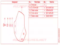 KIT,FR VISOR (SMOKE) pour Honda CB 650 R -5ED- de 2020