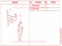KIT,VISOR STAY pour Honda CB 650 R -5ED- de 2020