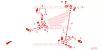PEDALE pour Honda CB 650 R -5ED- de 2020