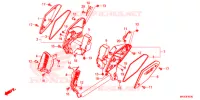OUIES DE RADIATEUR pour Honda CB 650 R 35KW -7ED- de 2019