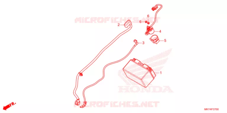 BATTERIE Honda MOTO 650 CB 2021  CB650RAM