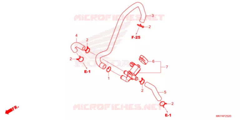 VALVE DE COMMANDE D'INJECTION D'AIR Honda MOTO 650 CB 2021  CB650RAM