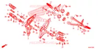 REPOSE PIED pour Honda CB 300 R ABS de 2021