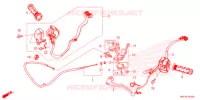 LEVIER DE GUIDON   CABLE   COMMODO pour Honda CBR 1000 RED de 2021