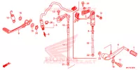 PEDALE pour Honda CBR 1000 RED de 2021