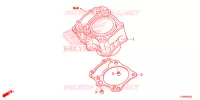 CYLINDRE pour Honda CBR 300 R de 2021