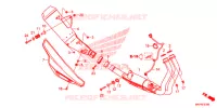 SILENCIEUX D'ECHAPPEMENT pour Honda CBR 500 R ABS de 2021