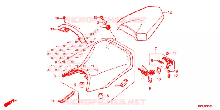 SELLE Honda MOTO 500 CBR 2021  CBR500RAM
