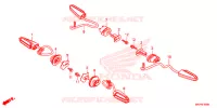 CLIGNOTANT pour Honda CBR 500 R ABS de 2021
