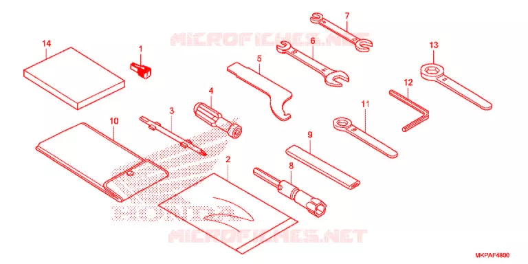 OUTIL Honda MOTO 500 CBR 2021  CBR500RAM