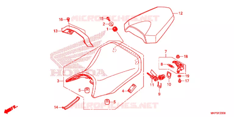 SELLE Honda MOTO 500 CBR 2021  CBR500RAM