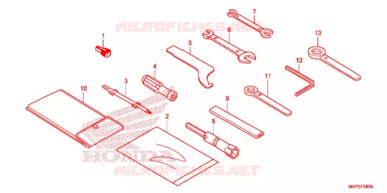 OUTIL Honda MOTO 500 CBR 2021  CBR500RAM