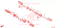 CLIGNOTANT pour Honda CBR 500 R ABS de 2021