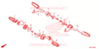 CLIGNOTANT pour Honda CBR 500 R ABS de 2021