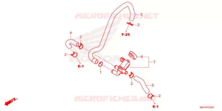 VALVE DE COMMANDE D'INJECTION D'AIR Honda MOTO 650 CBR 2021  CBR650RAM