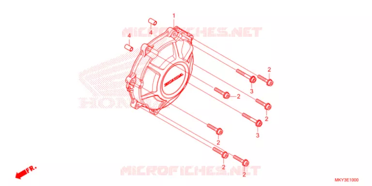 CARTER D'ALLUMAGE Honda MOTO 650 CBR 2021  CBR650RAM