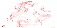 COUVERCLE LATERAL DE FILTRE A AIR pour Honda REBEL 1100 de 2021