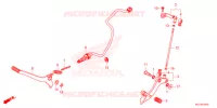 PEDALE pour Honda REBEL 1100 de 2021