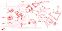 COUVERCLE LATERAL/COMMUTATEUR COMBINE pour Honda REBEL 1100 de 2021