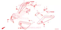 COUVERCLE LATERAL DE FILTRE A AIR pour Honda REBEL 1100 de 2021