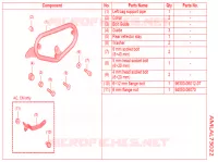 KIT,L SADDLE BAG SUPPORT pour Honda REBEL 1100 de 2021