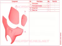 KIT,SCREEN COWL pour Honda REBEL 1100 DCT de 2021