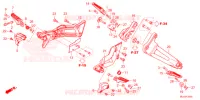 REPOSE PIED pour Honda REBEL 1100 DCT de 2021