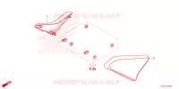 COUVERCLES LATERAUX pour Honda REBEL 300 ABS de 2021