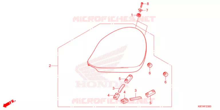 SELLE MONOPLACE Honda MOTO 500 REBEL 2021  CMX300M