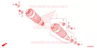 AMORTISSEUR ARRIERE pour Honda REBEL 500 de 2021