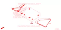COUVERCLES LATERAUX pour Honda REBEL 500 ABS de 2021